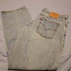 Levi's Light Blue Straight Leg Jeans